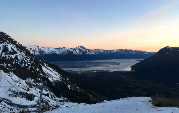 alyeska sunset