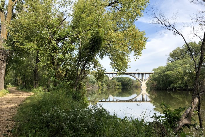 Staycation - Minneapolis hiking trail