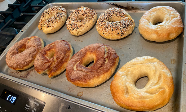 homemade bagels