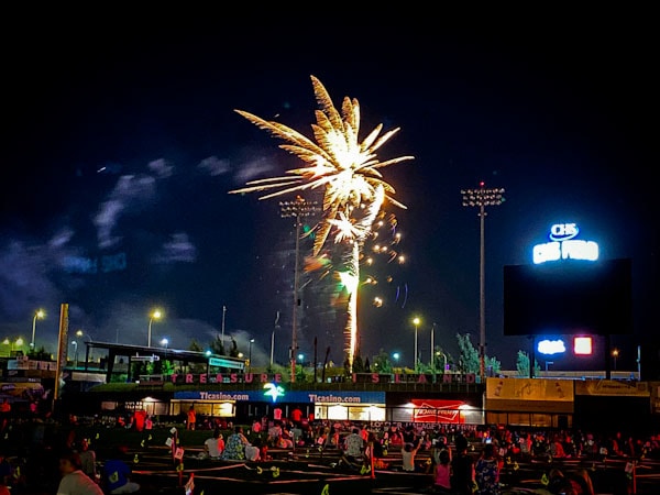 socially distanced fireworks